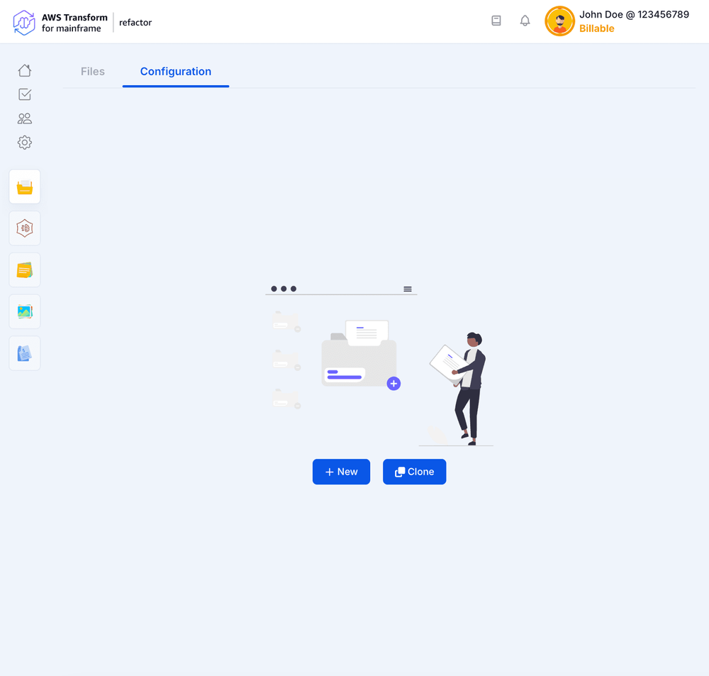 Configuration | AWS Transform for mainframe refactor