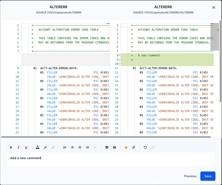 Files | AWS Transform for mainframe refactor